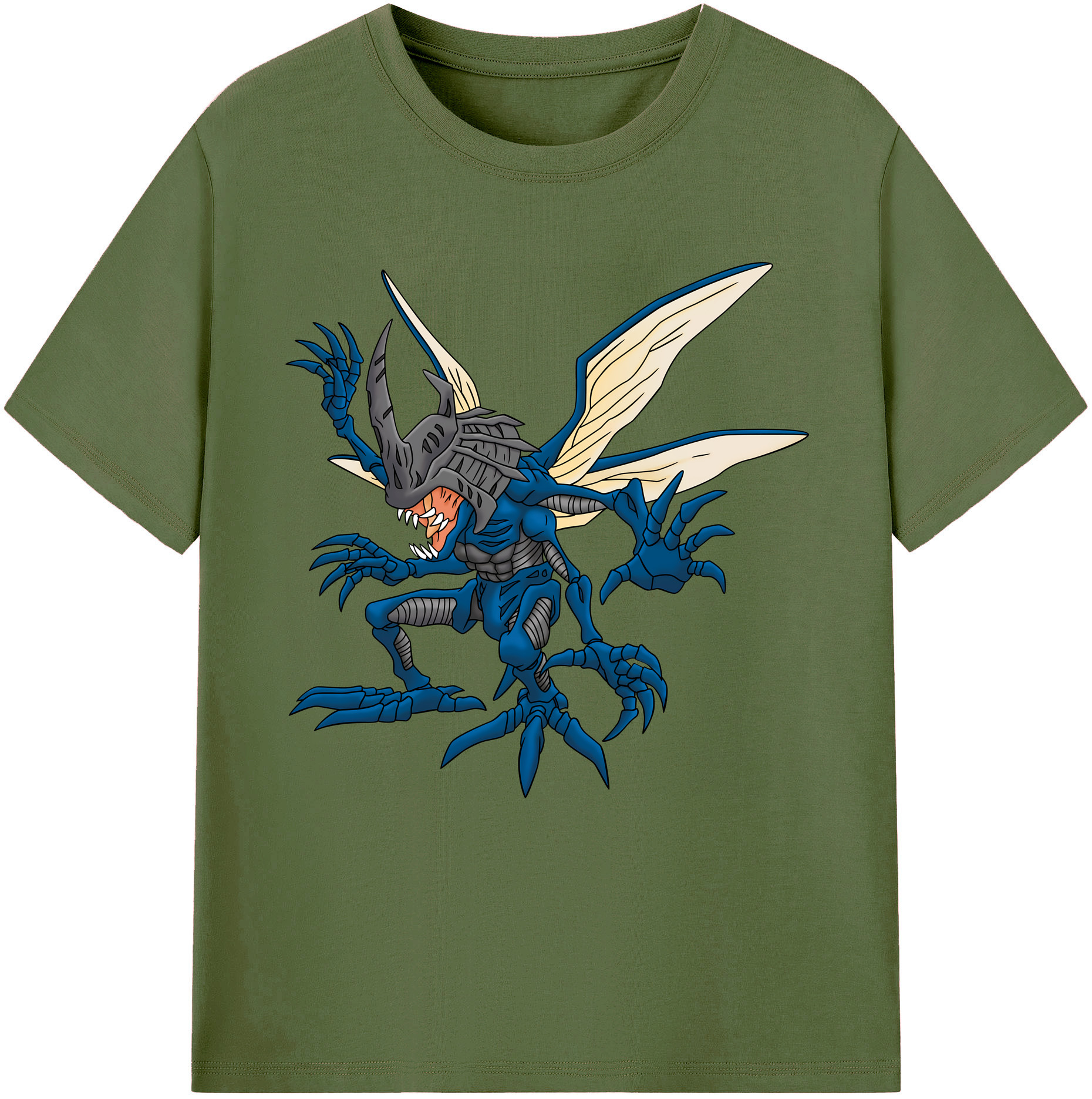 （画像用） Digimon デジタルモンスター/デジモン 綿100％半袖Tシャツ（フロントプリント）